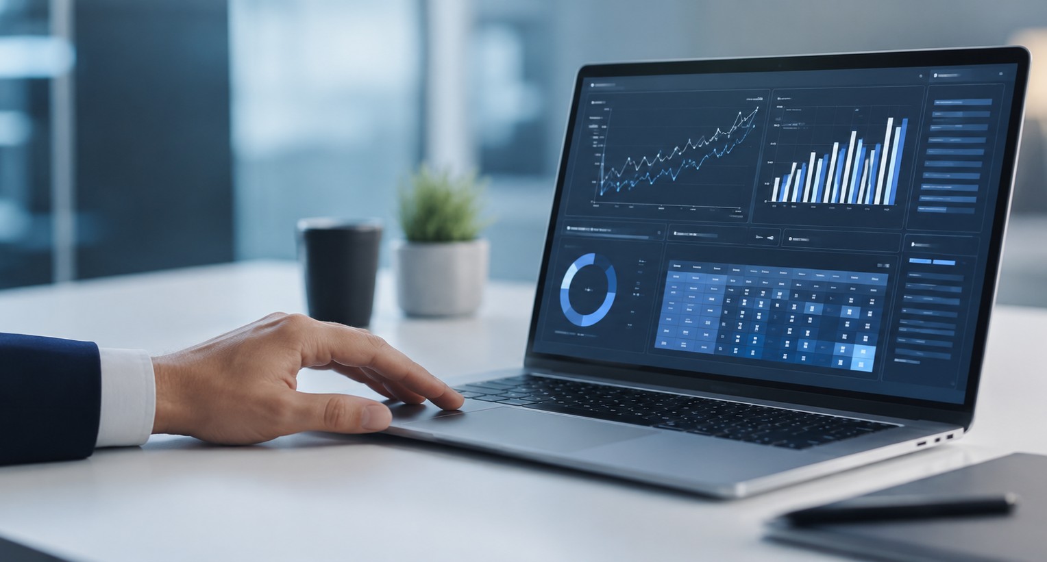 Vista general de trabajo con datos y automatización